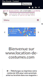 Mobile Screenshot of location-de-costumes.com