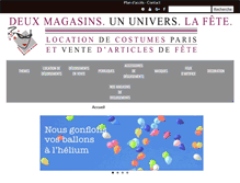 Tablet Screenshot of location-de-costumes.com